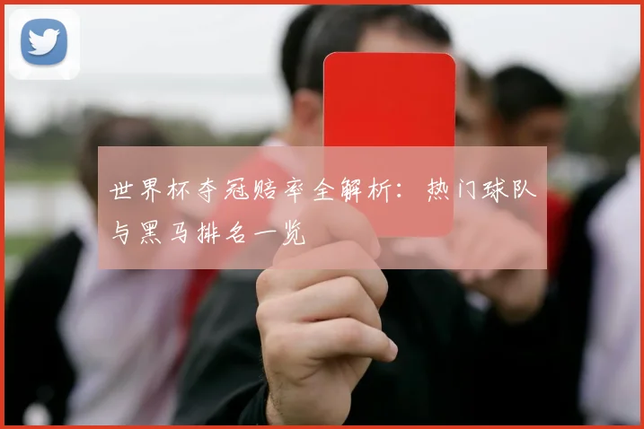 世界杯夺冠赔率全解析：热门球队与黑马排名一览
