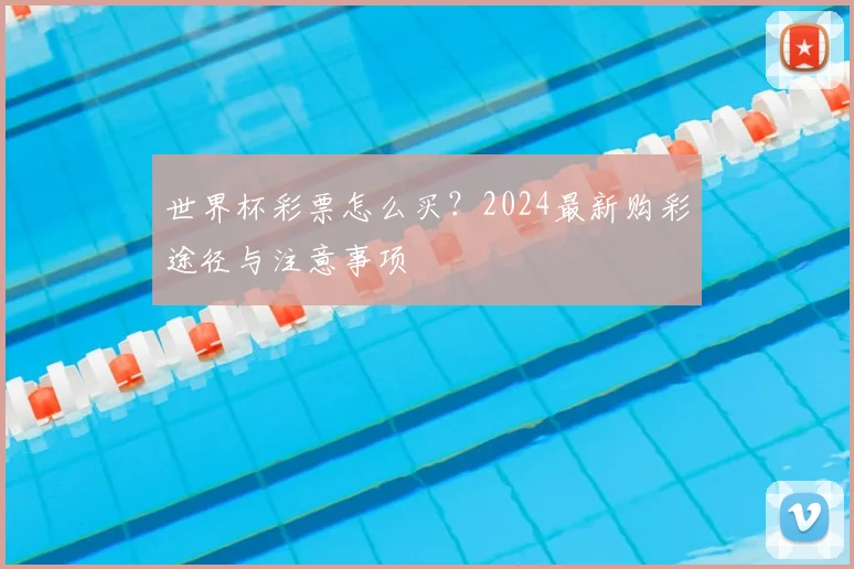 世界杯彩票怎么买？2024最新购彩途径与注意事项